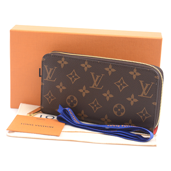 ルイヴィトン Louis Vuitton モノグラム ジッピーウォレット コクリコ ...